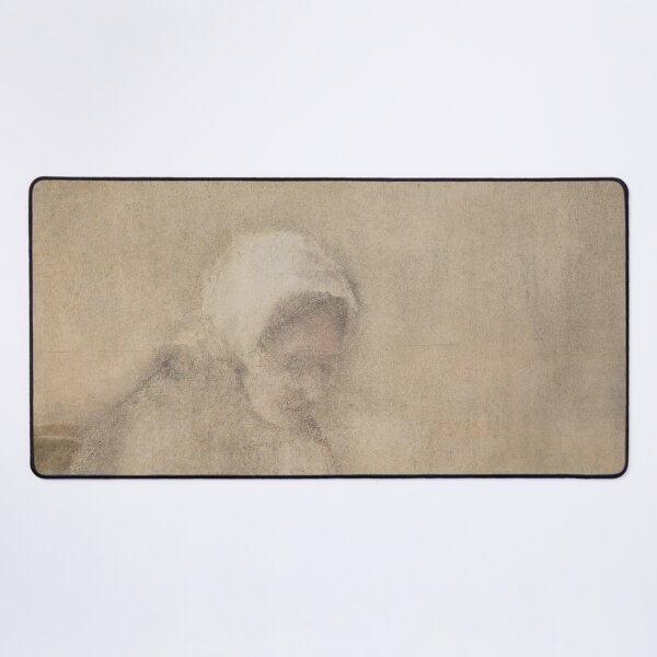 Item preview, Faded Peasant Woman in White Bonnet designed and sold by artofuniverse.