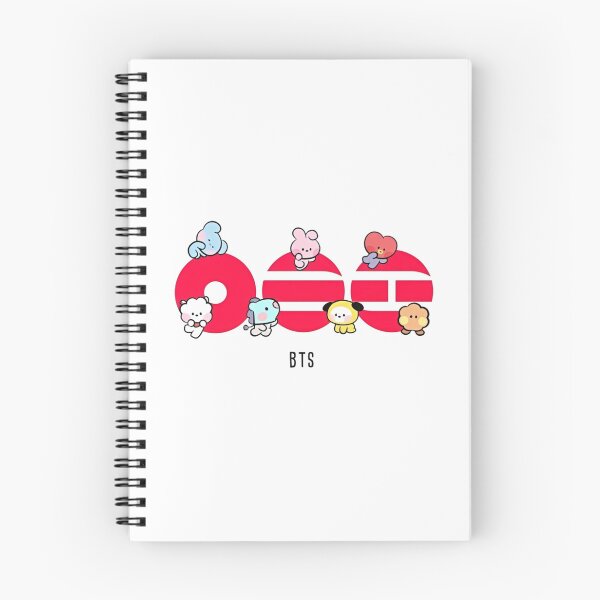 Item preview, Cute BT21 Characters on Red Arirang Letters designed and sold by moamaxshop.