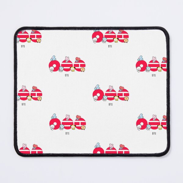 Item preview, Cute BT21 Characters on Red Arirang Letters designed and sold by moamaxshop.