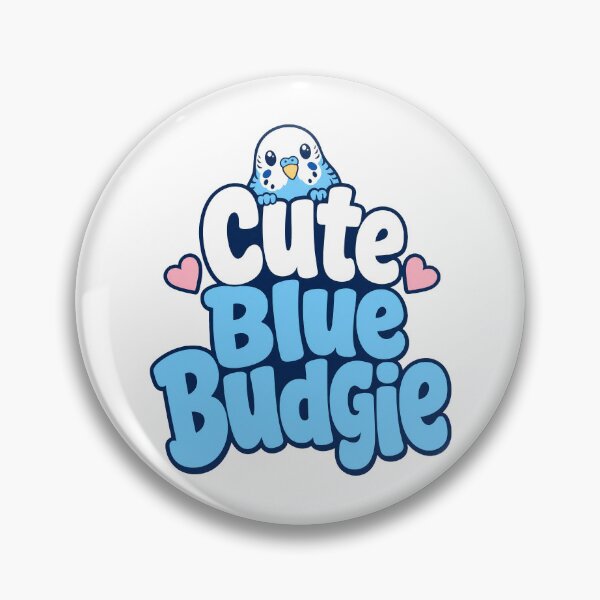 Item preview, Cute Blue Budgie Parakeet Lover Pocket Peeker designed and sold by pirminio.