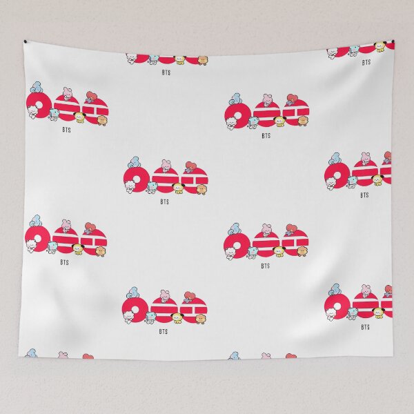 Item preview, Cute BT21 Characters on Red Arirang Letters designed and sold by moamaxshop.