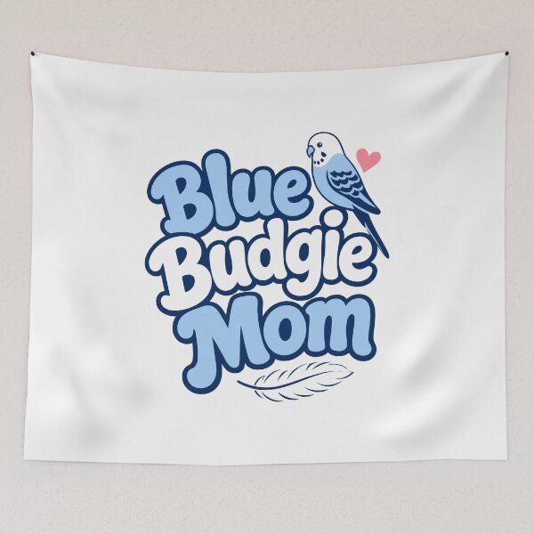 Item preview, Blue Budgie Mom, sweet parakeet, bird lover designed and sold by pirminio.