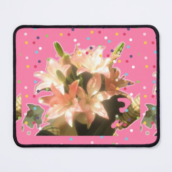 Item preview, Beautiful Pink and Yellow Flowers with Green Leaves | Nature Floral Art designed and sold by VeenaArtStudio.
