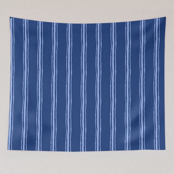 Item preview, Hand Drawn Summer Stripe Blue and Light Blue designed and sold by Dally-Dabble.