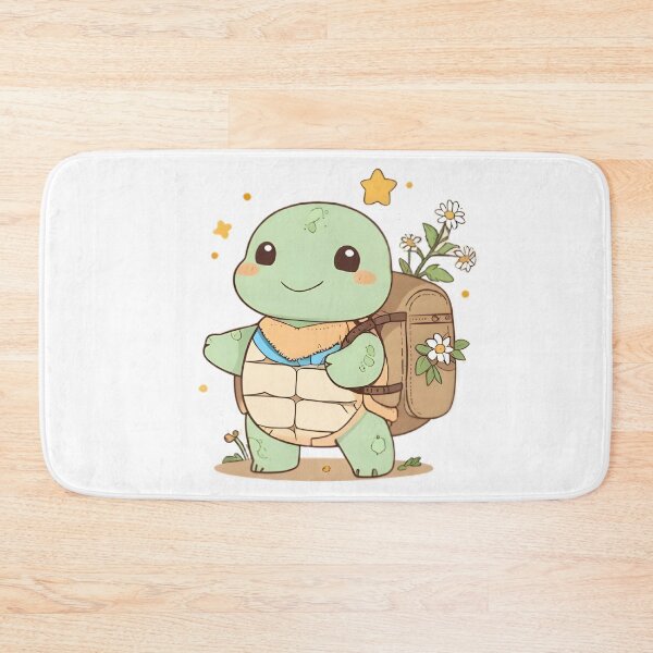 Item preview, Adventure Turtle — Kawaii Explorer Turtle Sticker designed and sold by tommysworks.