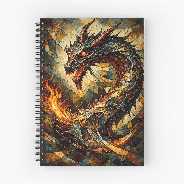 Item preview, Fiery Dragon in Abstract Style designed and sold by cuprum.