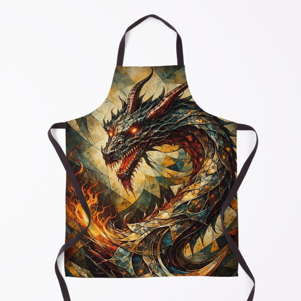 Item preview, Fiery Dragon in Abstract Style designed and sold by cuprum.