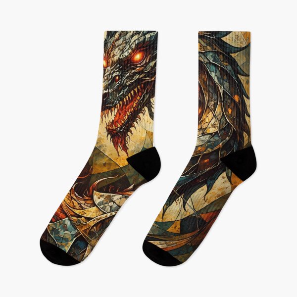 Item preview, Fiery Dragon in Abstract Style designed and sold by cuprum.