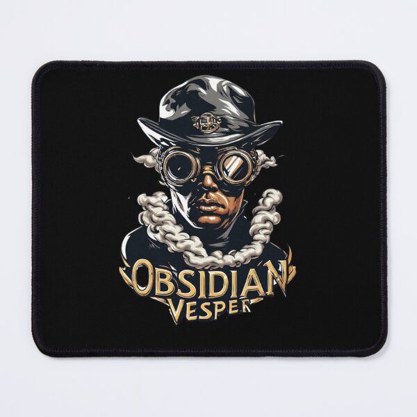 Item preview, Obsidian Vesper No Cigar - Premium Enamel Rebel Art_02 designed and sold by Shift-Bloom.