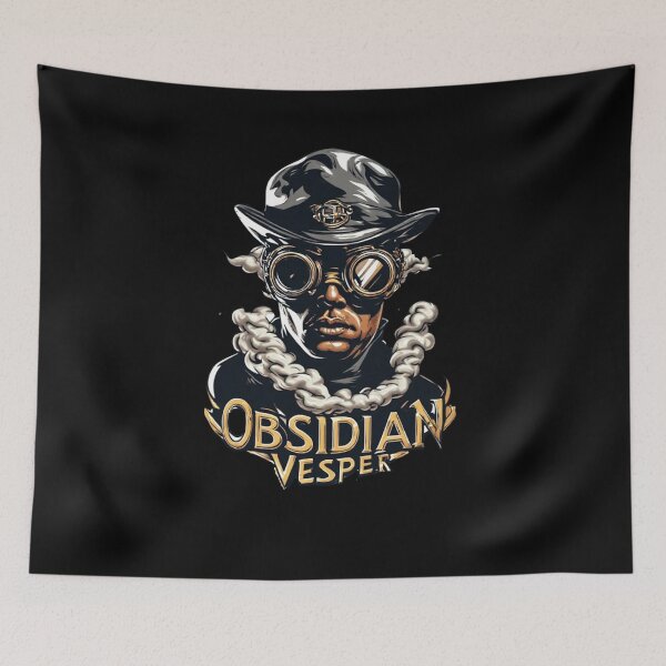 Item preview, Obsidian Vesper No Cigar - Premium Enamel Rebel Art_02 designed and sold by Shift-Bloom.