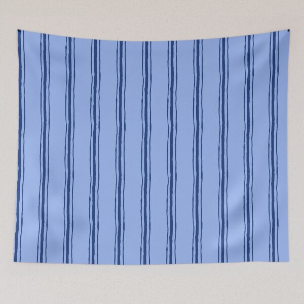 Item preview, Hand Drawn Summer Stripe Light Blue and Blue  designed and sold by Dally-Dabble.