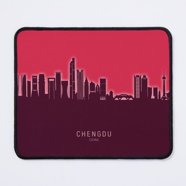 Item preview, Chengdu China Skyline designed and sold by ArtPrints.
