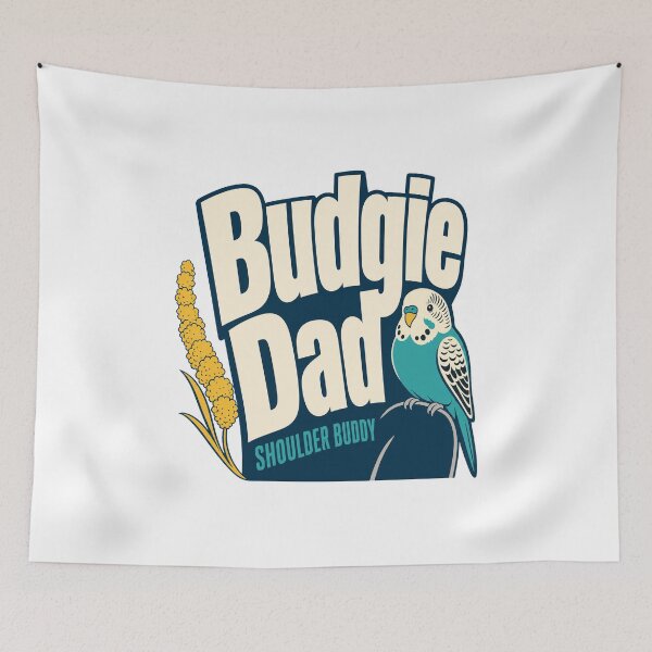 Item preview, Customer reviews for "Budgie Dad Shoulder Buddy" designed and sold by pirminio.