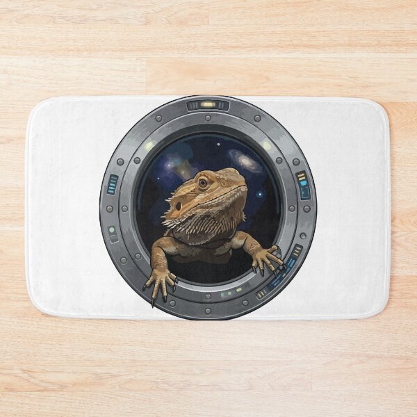 Item preview, Bearded Dragon Astronaut Peeking Space Window designed and sold by ArcApparel2020.