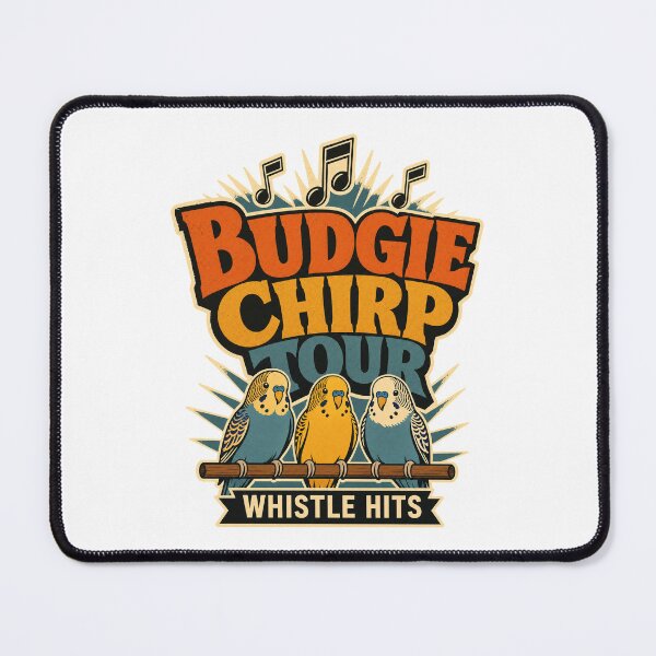 Item preview, Budgie Gifts, Budgie Chirp Tour Funny Pet designed and sold by pirminio.