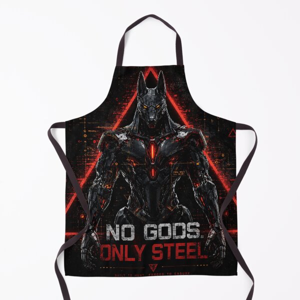 Item preview, No Gods Only Steel - Cyberpunk Anubis Mecha designed and sold by thirtyonestars.