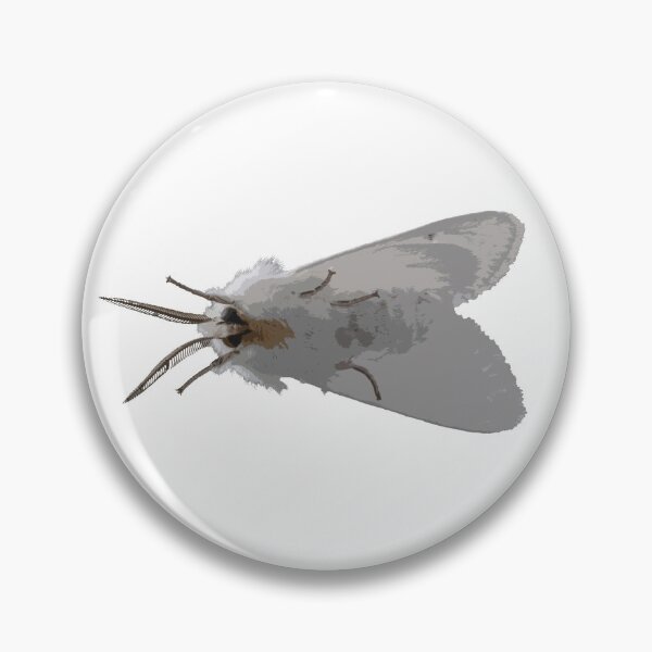 Item preview, white moth  designed and sold by Kajzu.