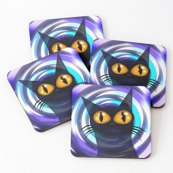 Item preview, Black Cat with Hypnotic Eyes designed and sold by Andrew  Hitchen.