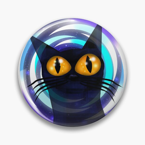 Item preview, Black Cat with Hypnotic Eyes designed and sold by Andrew  Hitchen.