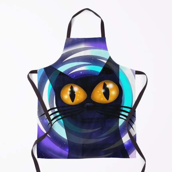 Item preview, Black Cat with Hypnotic Eyes designed and sold by Andrew Hitchen.