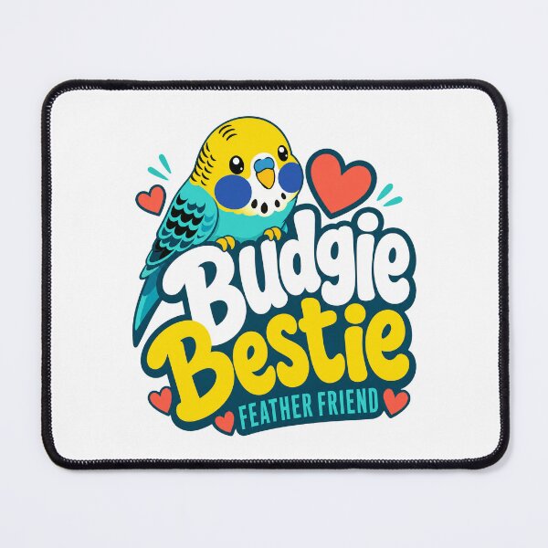 Item preview, Customer reviews for Budgie Bestie Feather Friend designed and sold by pirminio.