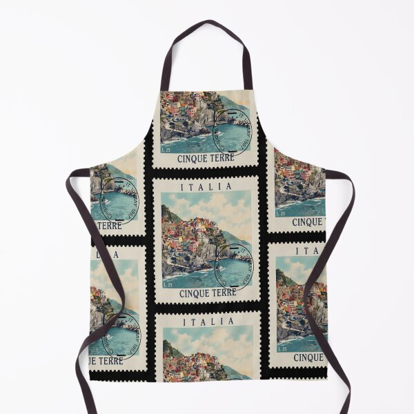 Item preview, Cinque Terre Italy Coastal Postage Stamp Sticker designed and sold by stickercuffs.