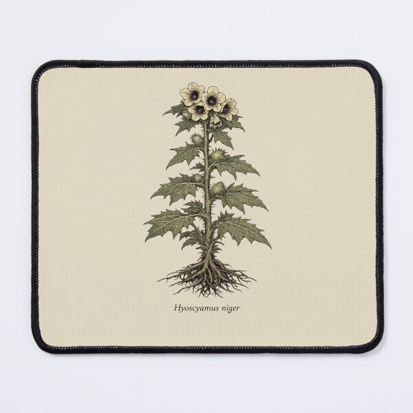 Item preview, Henbane Stinking Nightshade — Vintage Poison Garden Botanical Dark Academia Witchy Herb designed and sold by Planthem.