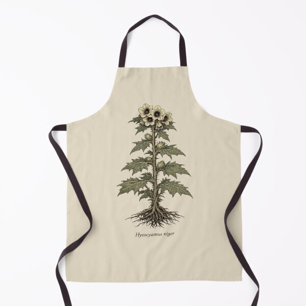 Item preview, Henbane Stinking Nightshade — Vintage Poison Garden Botanical Dark Academia Witchy Herb designed and sold by Planthem.