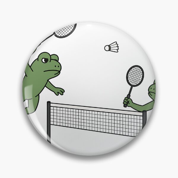 Item preview, Badminton Frog designed and sold by FrogNormal.