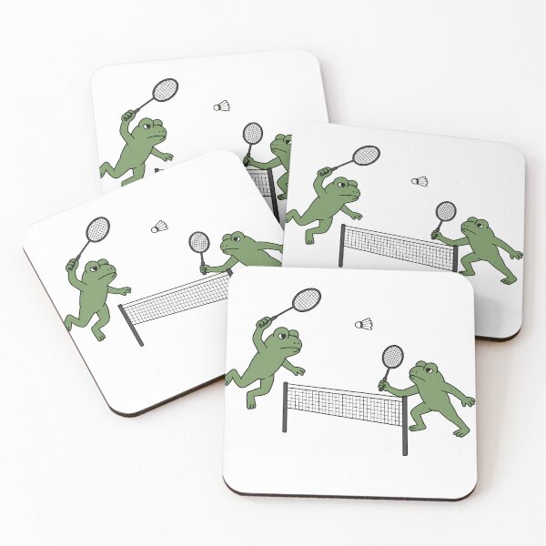 Item preview, Badminton Frog designed and sold by FrogNormal.