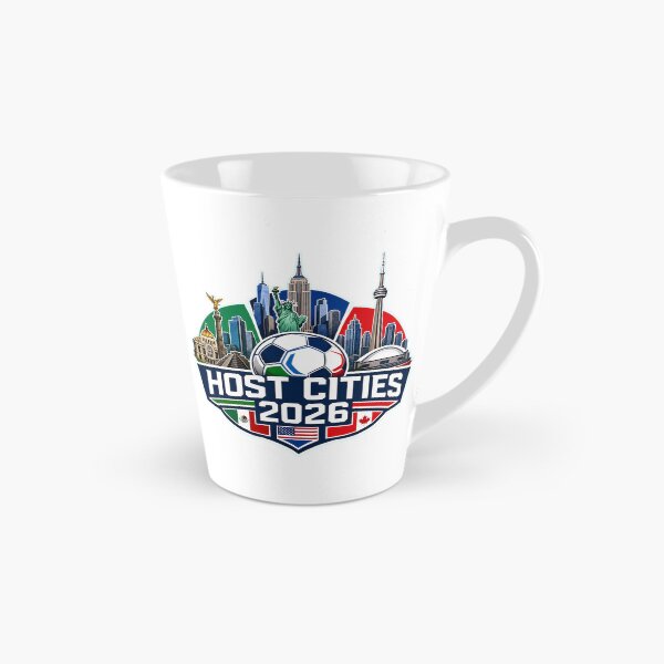 Item preview, World Cup 2026 Host Cities Skyline New York Mexico City Toronto T-Shirt designed and sold by Ahmed Nedji.