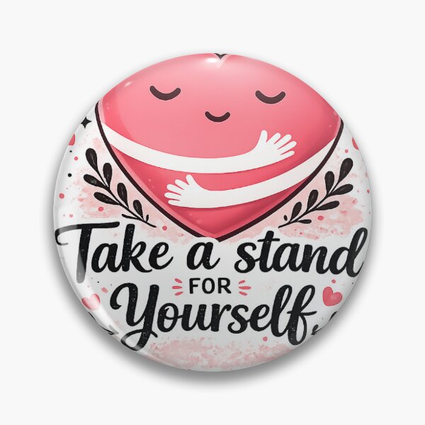Item preview, Self Love Heart Hug Sticker | Take a Stand for Yourself and Walk Away designed and sold by Saltmarbo.