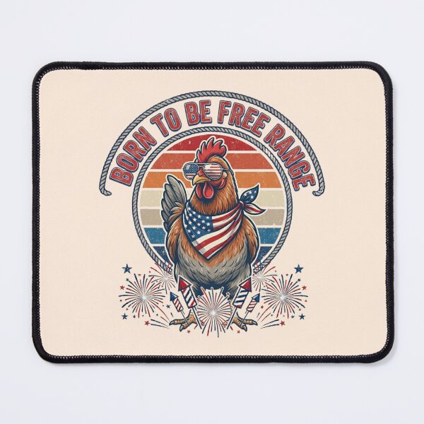 Item preview, Retro Vintage Patriotic Farm Animal Independence Day Funny Freedom Chicken July 4th Gift designed and sold by Im-Ara.