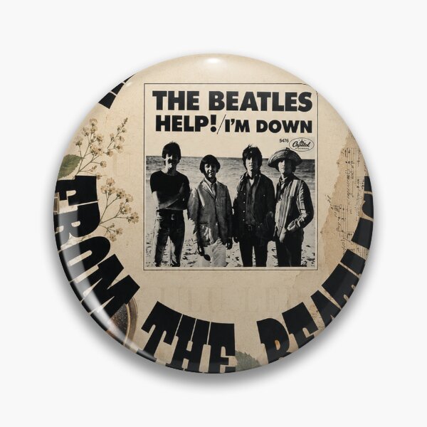 Item preview, The Beatles Help I'm Down - Lulu Leb Montage designed and sold by LuluLeb.