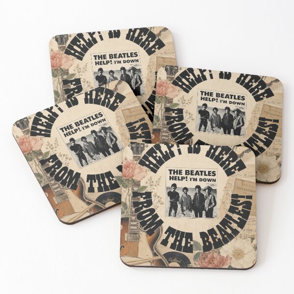 Item preview, The Beatles Help I'm Down - Lulu Leb Montage designed and sold by LuluLeb.
