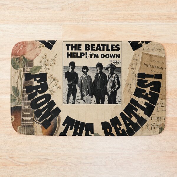 Item preview, The Beatles Help I'm Down - Lulu Leb Montage designed and sold by LuluLeb.
