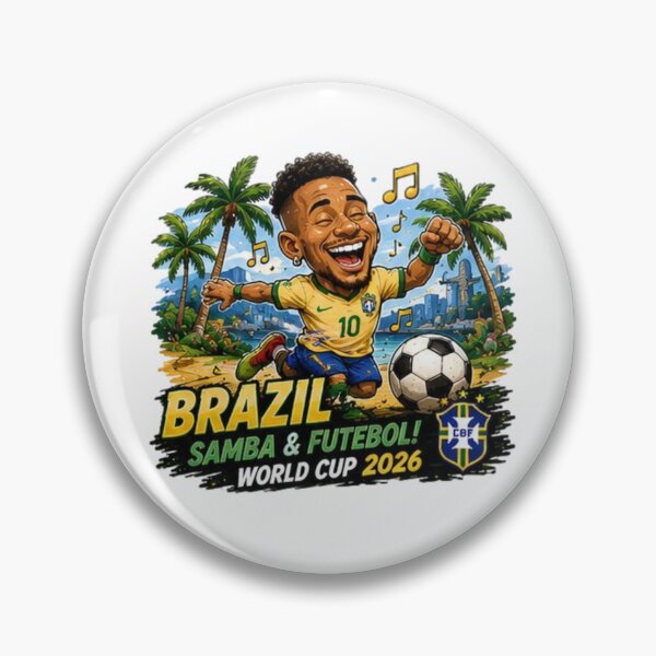 Item preview, Brazil Samba & Futebol World Cup 2026 designed and sold by Pixanova.