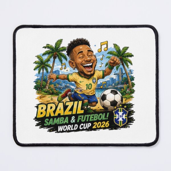 Item preview, Brazil Samba & Futebol World Cup 2026 designed and sold by Pixanova.