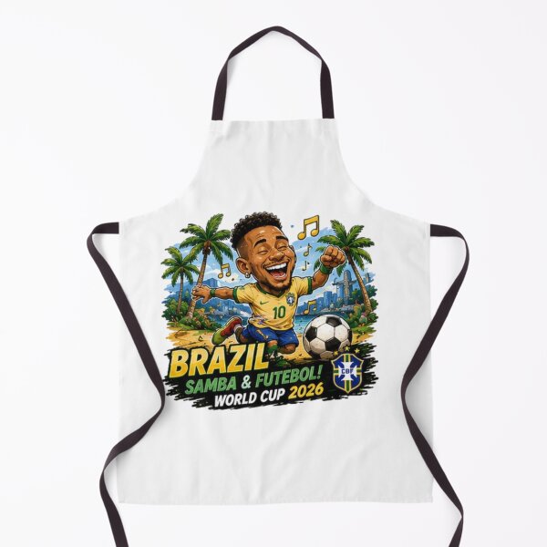 Artikelvorschau, Brasilien Samba & Futebol Weltmeisterschaft 2026 entworfen und verkauft von Pixanova.