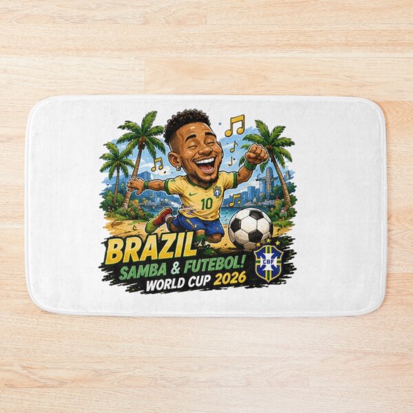 Artikelvorschau, Brasilien Samba & Futebol Weltmeisterschaft 2026 entworfen und verkauft von Pixanova.