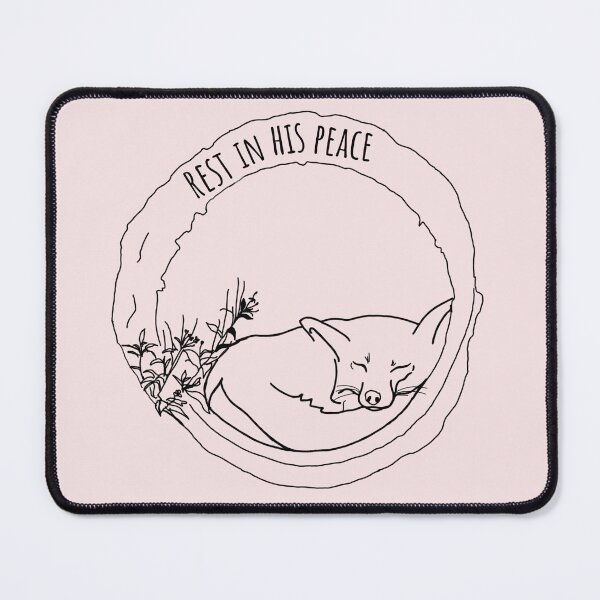 Item preview, Rest in His Peace — Sleeping Fox Faith Sticker designed and sold by LiyahCreates.