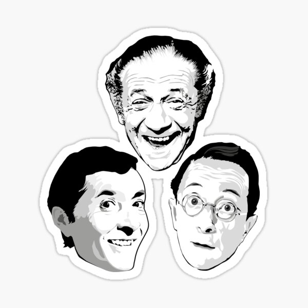 Kenneth Williams, Sid James and Charles Hawtrey Sticker