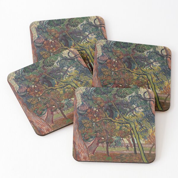 Item preview, Autumn Pine Trees Garden Study designed and sold by artofuniverse.