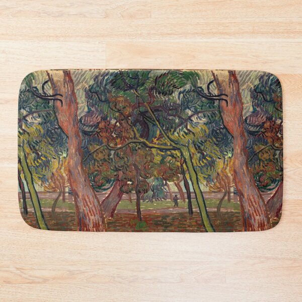 Item preview, Autumn Pine Trees Garden Study designed and sold by artofuniverse.