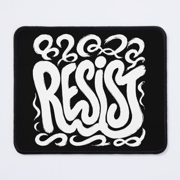 Item preview, Resist wavy Typography designed and sold by dhirender.