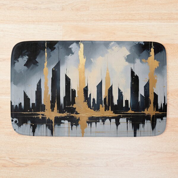 Item preview, Horizonte moderno con detalles dorados designed and sold by paulrommer.