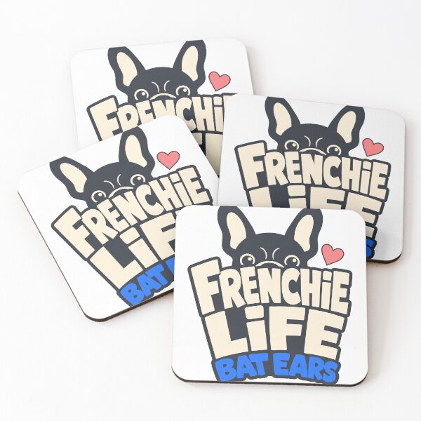 Item preview, Frenchie life with bat ears designed and sold by pirminio.