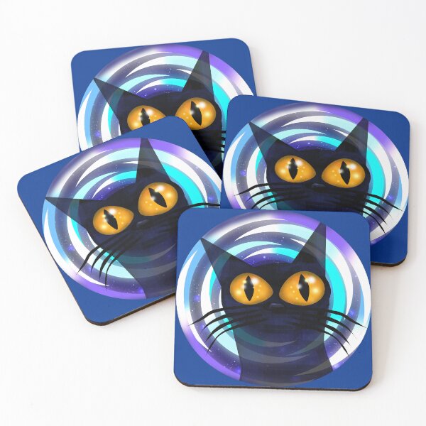 Item preview, Black Cat with Hypnotic Eyes designed and sold by Andrew  Hitchen.