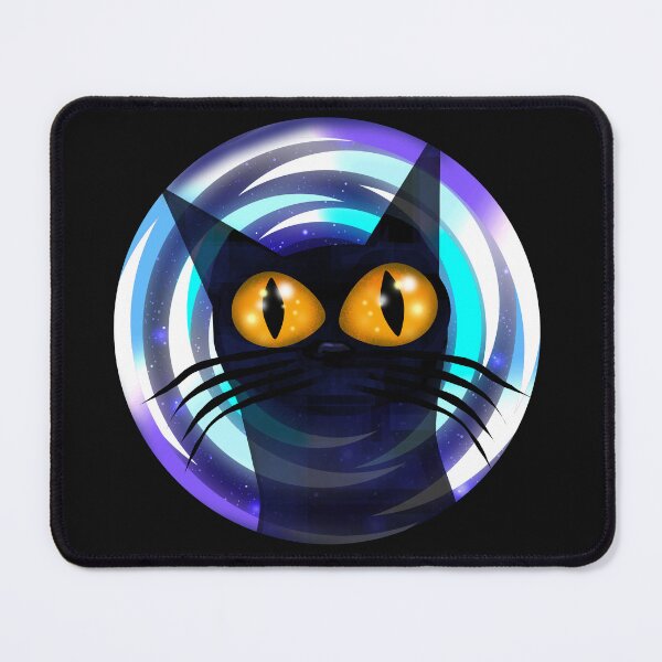 Item preview, Black Cat with Hypnotic Eyes designed and sold by Andrew Hitchen.