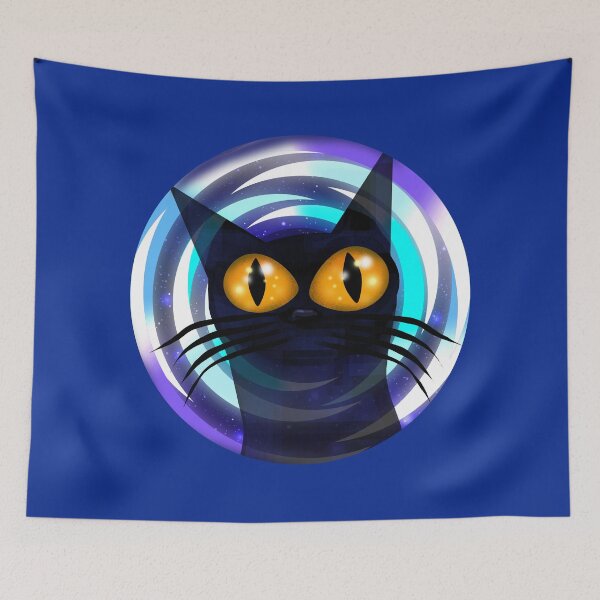 Item preview, Black Cat with Hypnotic Eyes designed and sold by Andrew  Hitchen.